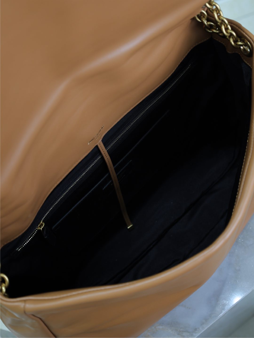 JAMIE 4.3 LARGE BAG 43 IN BRONZE BROWN SMOOTH LAMBSKIN GOLD HARDWARE mysite