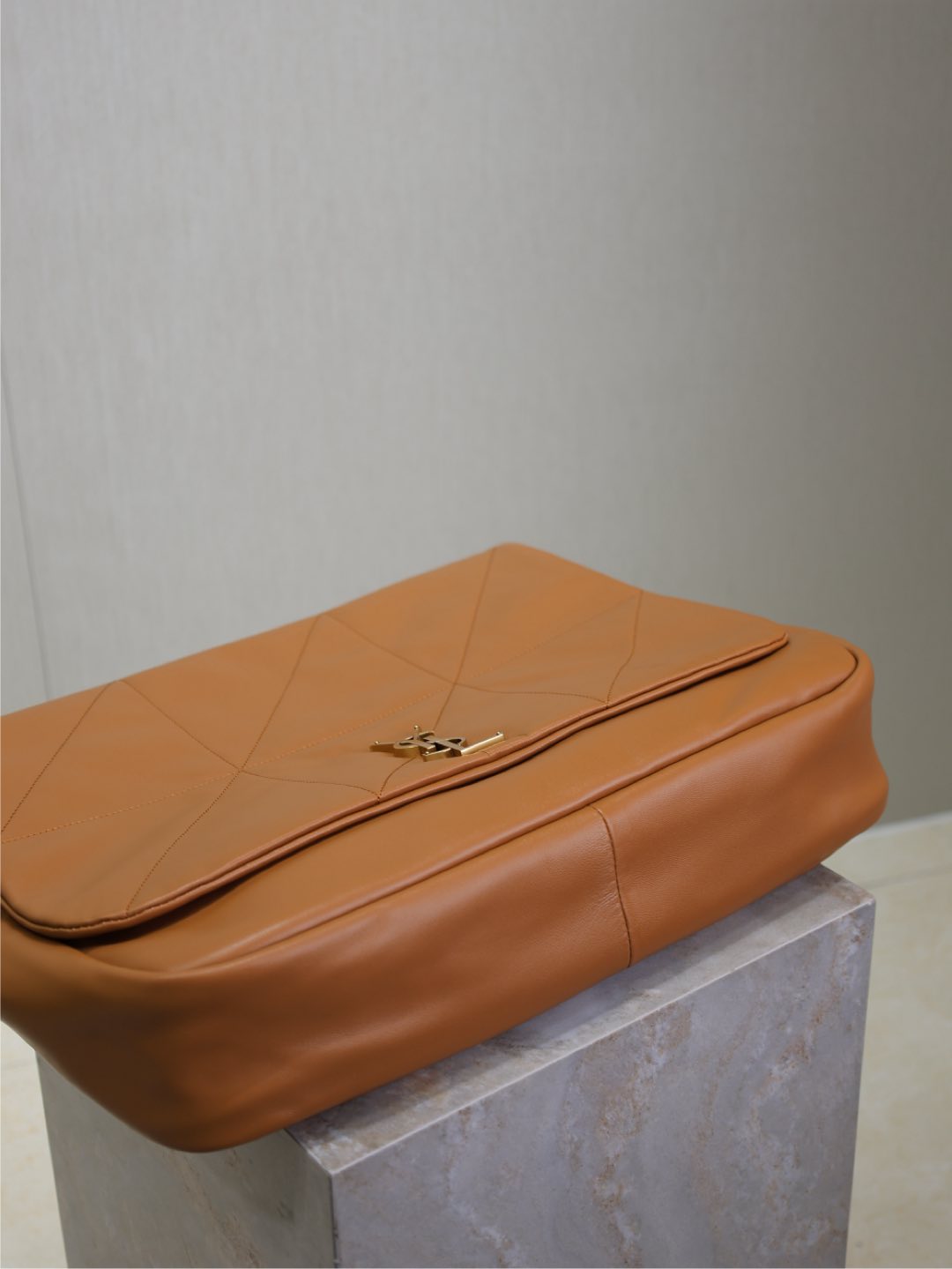 JAMIE 4.3 LARGE BAG 43 IN BRONZE BROWN SMOOTH LAMBSKIN GOLD HARDWARE mysite