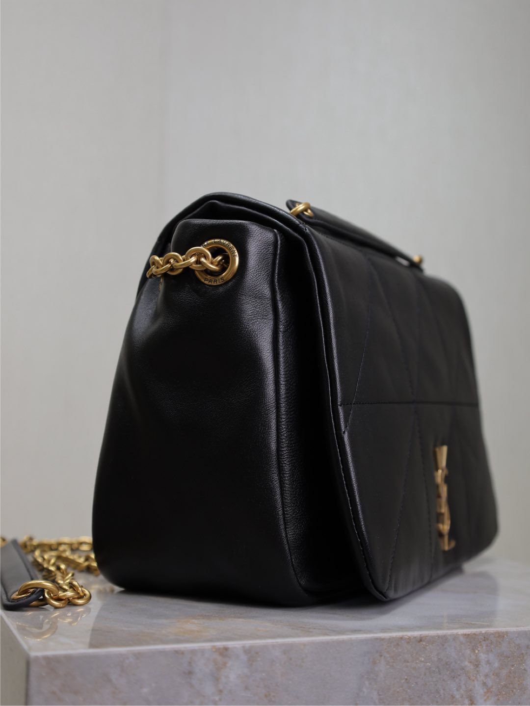JAMIE 4.3 SMALL BAG 25 IN BLACK LAMBSKIN GOLD HARDWARE mysite
