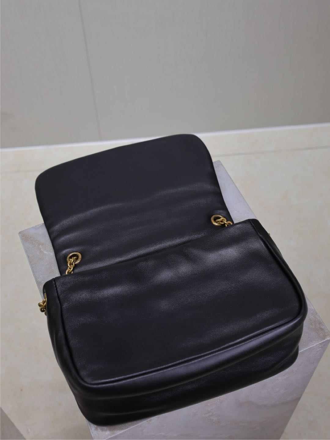 JAMIE 4.3 SMALL BAG 25 IN BLACK LAMBSKIN GOLD HARDWARE mysite