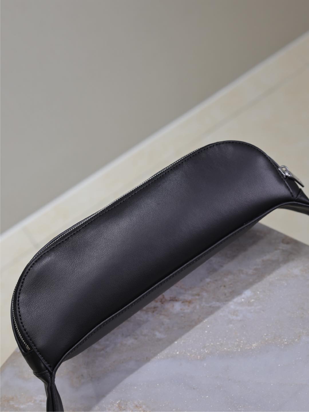 Prada Classic Belt Bag 25cm Black Lamskin Sliver HW mysite