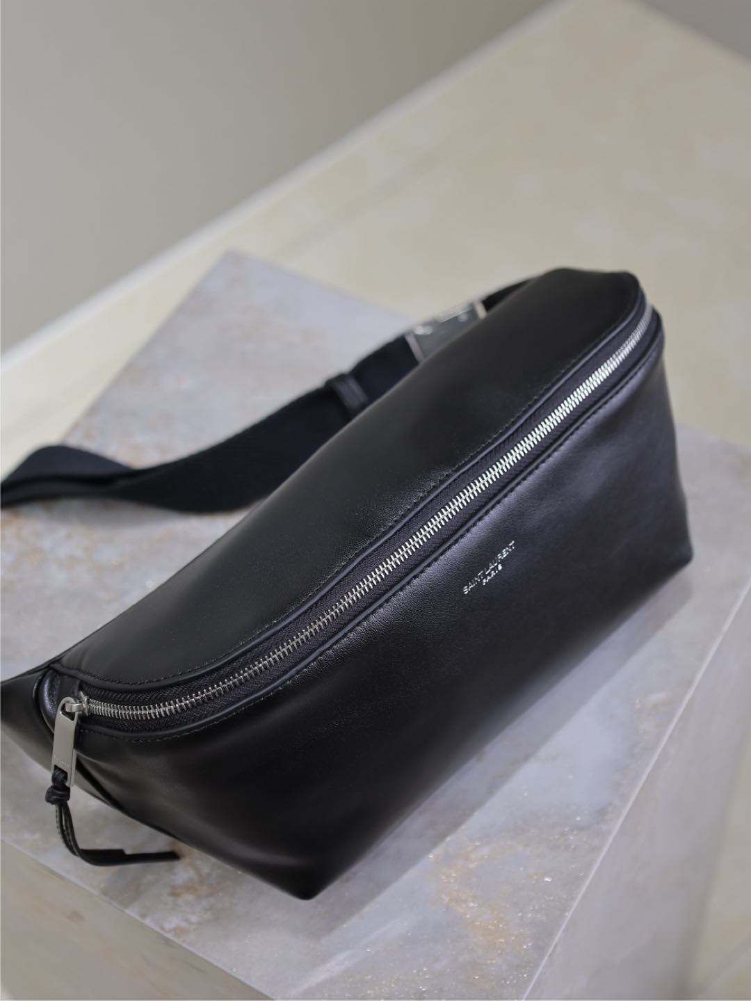 Prada Classic Belt Bag 26cm Black Lambskin mysite