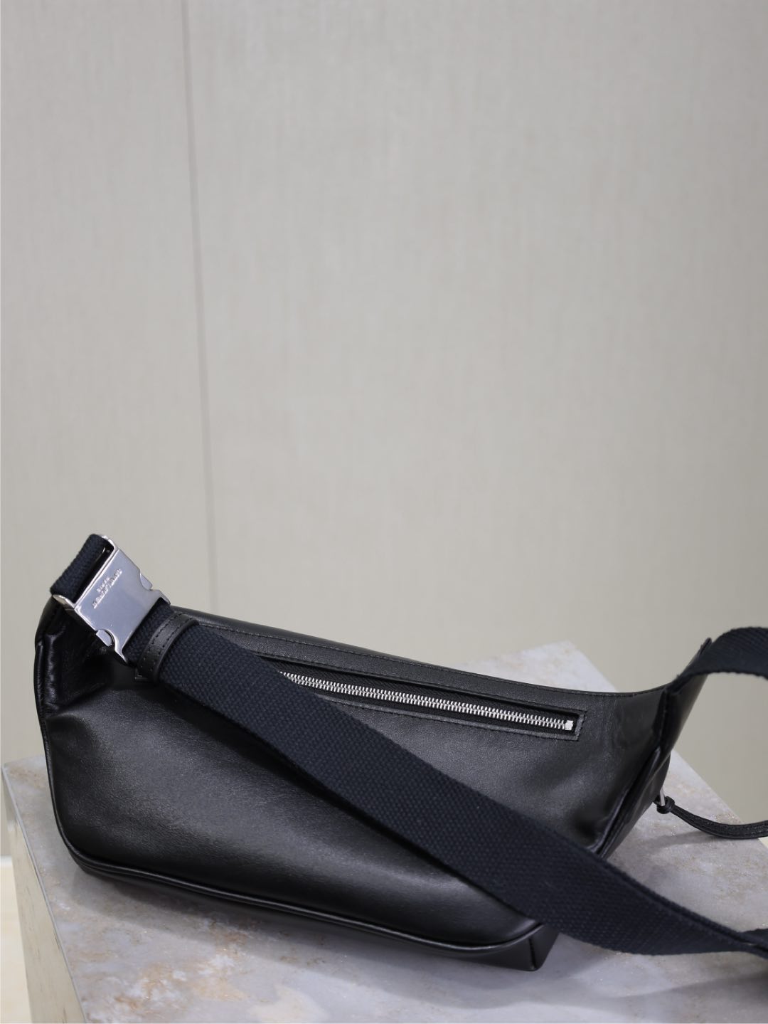 Prada Classic Belt Bag 26cm Black Lambskin mysite