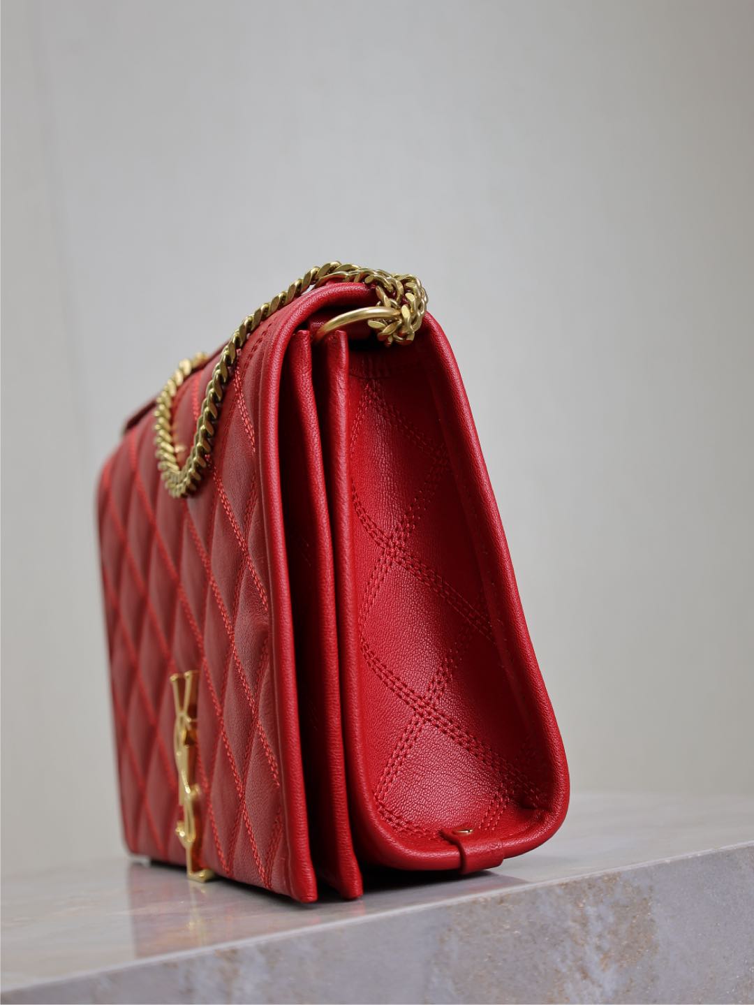 BECKY 25 IN RED QUILTED LAMBSKIN GOLD HARDWARE mysite