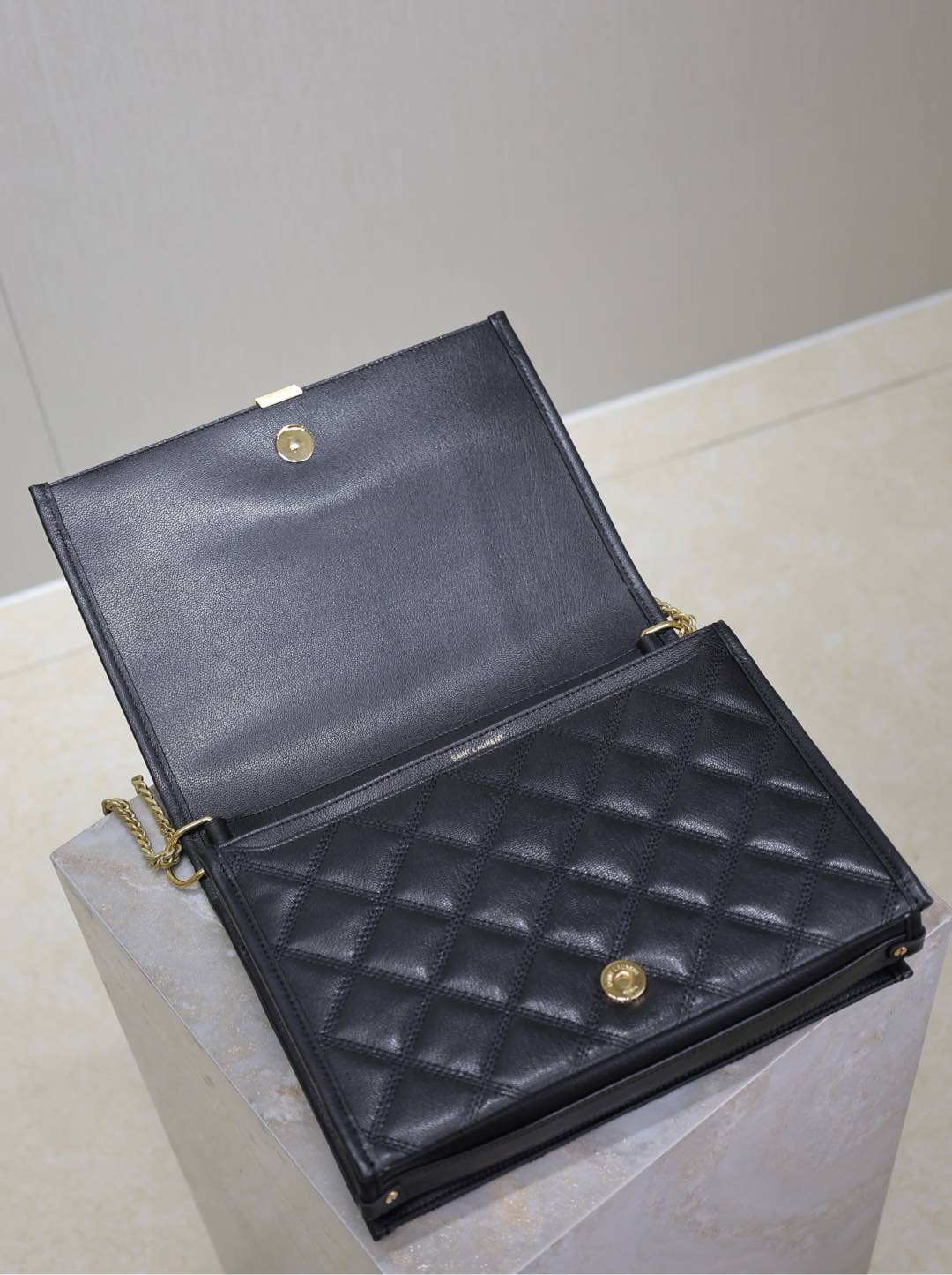 BECKY 26 IN BLACK QUILTED LAMBSKIN GOLD HARDWARE mysite