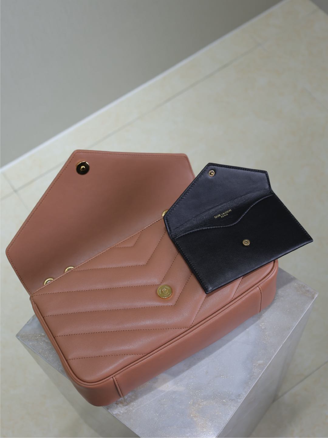 LOULOU MEDIUM 29 IN SALMON PINK SHEEPSKIN GOLD HARDWARE mysite