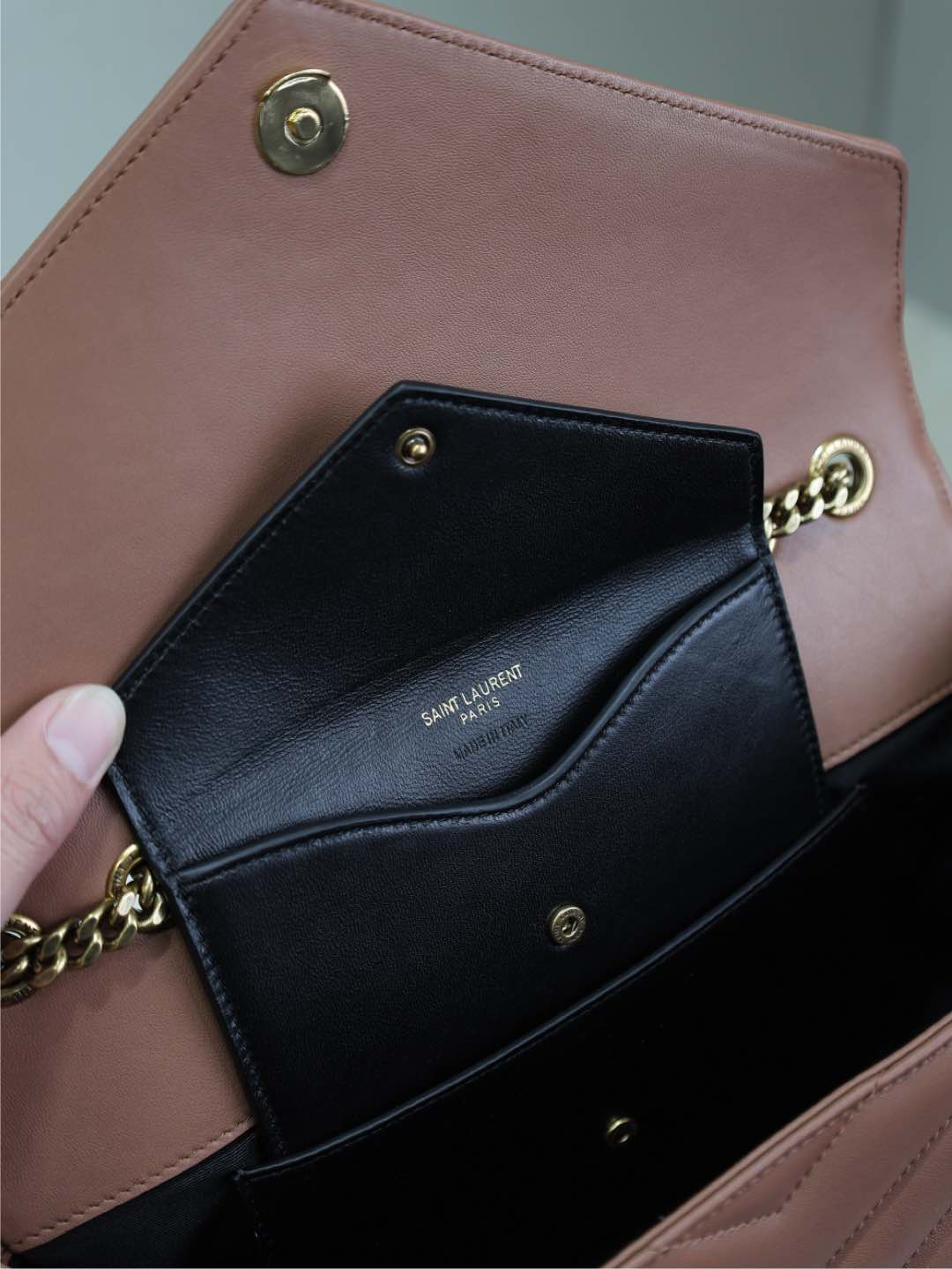 LOULOU MEDIUM 29 IN SALMON PINK SHEEPSKIN GOLD HARDWARE mysite