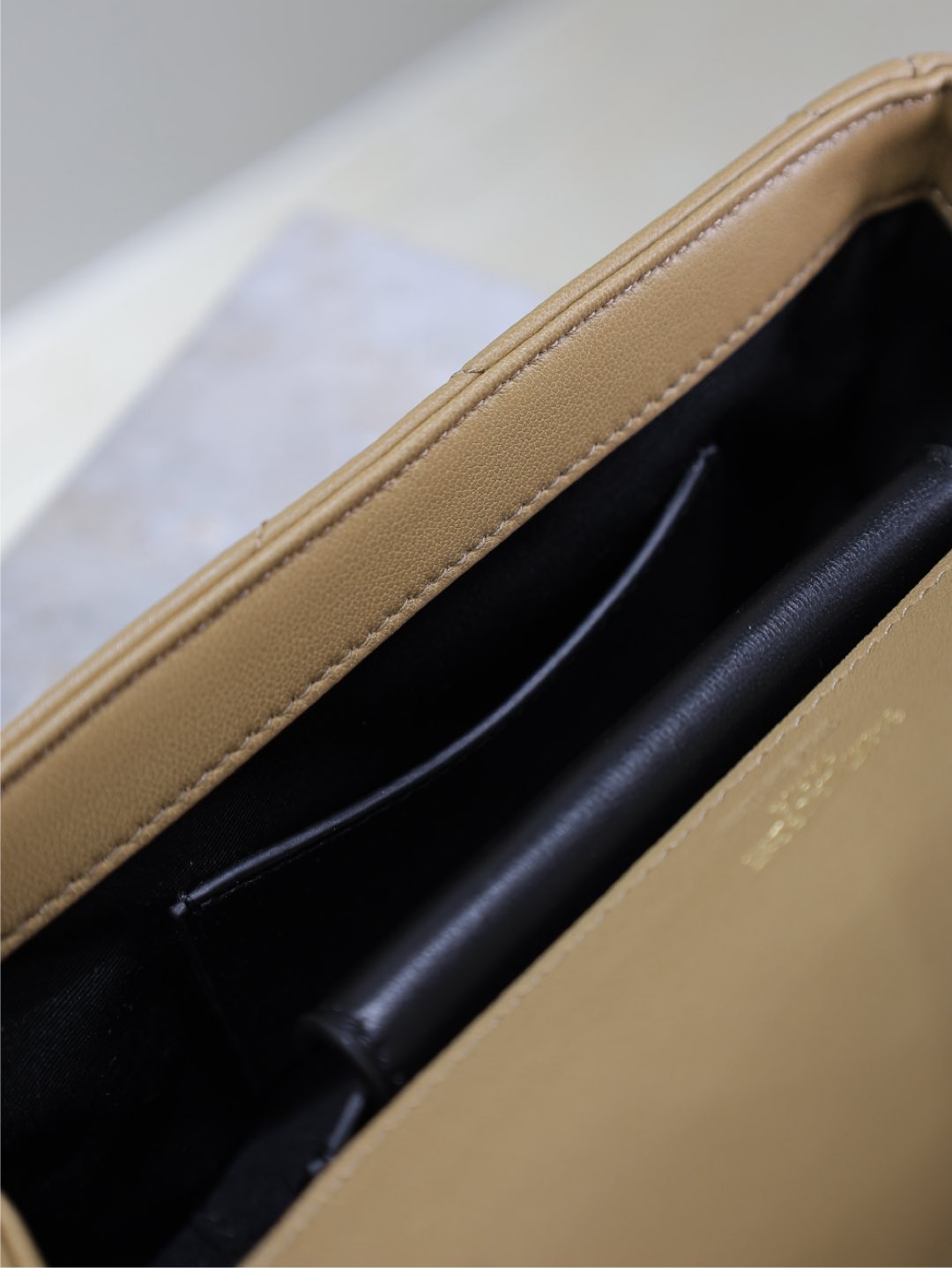 LOULOU MINI 20 IN MILK TEA SHEEPSKIN GOLD HARDWARE mysite