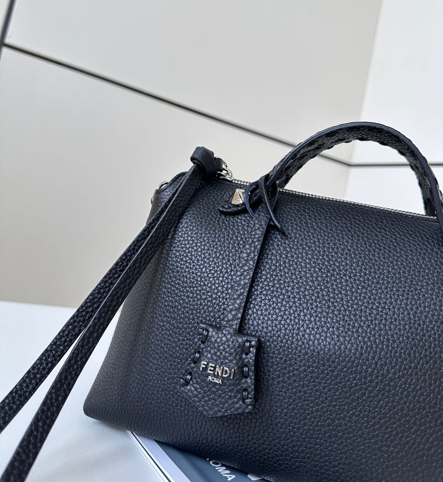 BY THE WAY SELLERIA LARGE 29 BAG IN BLACK CALFSKIN mysite