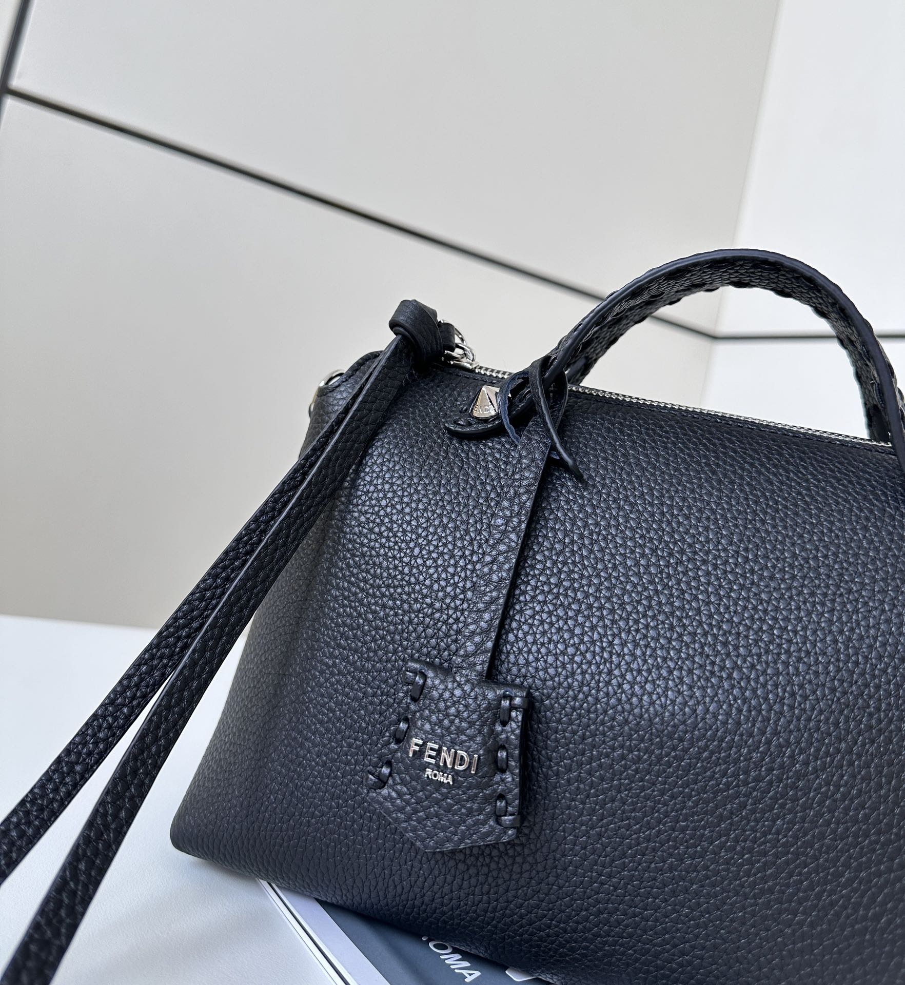 BY THE WAY SELLERIA LARGE 29 BAG IN BLACK CALFSKIN mysite