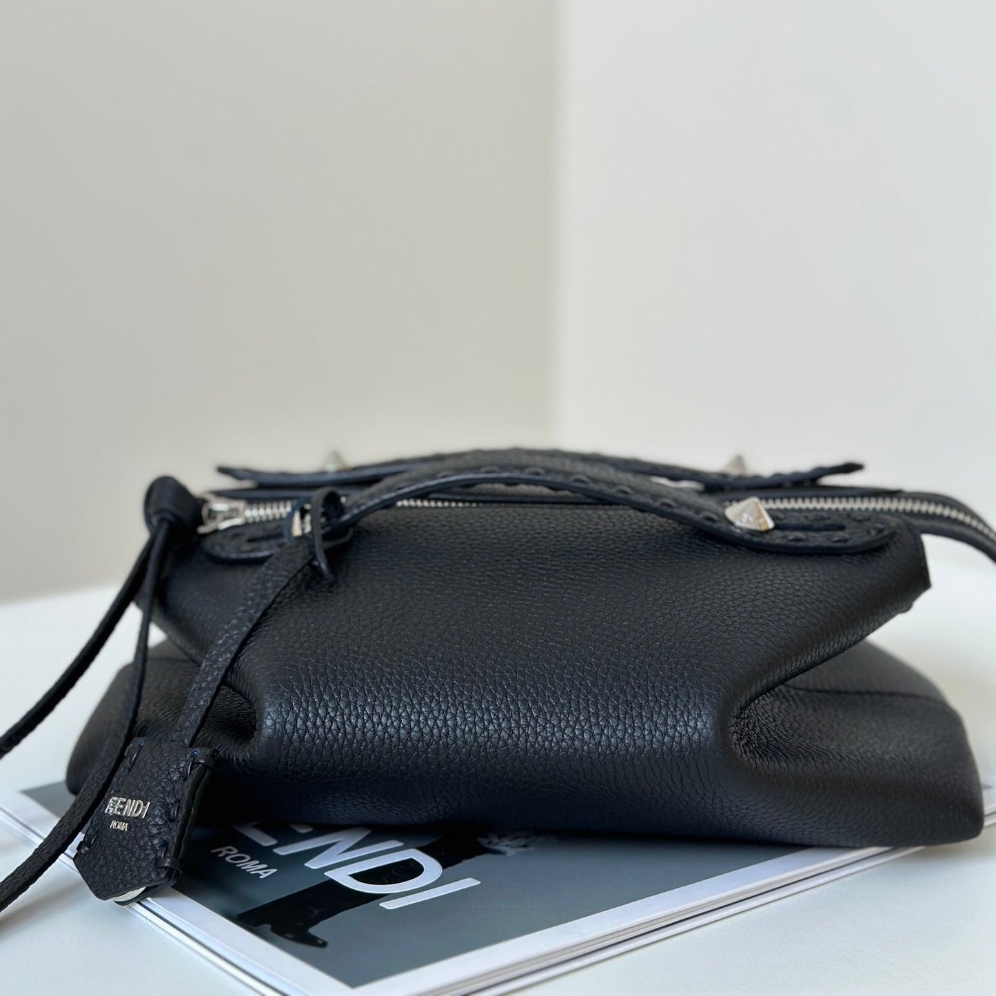 BY THE WAY SELLERIA LARGE 29 BAG IN BLACK CALFSKIN mysite