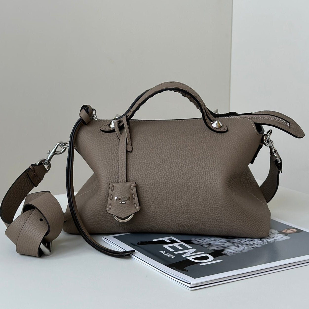 BY THE WAY SELLERIA LARGE 29 BAG IN CEDAR BROWN CALFSKIN mysite