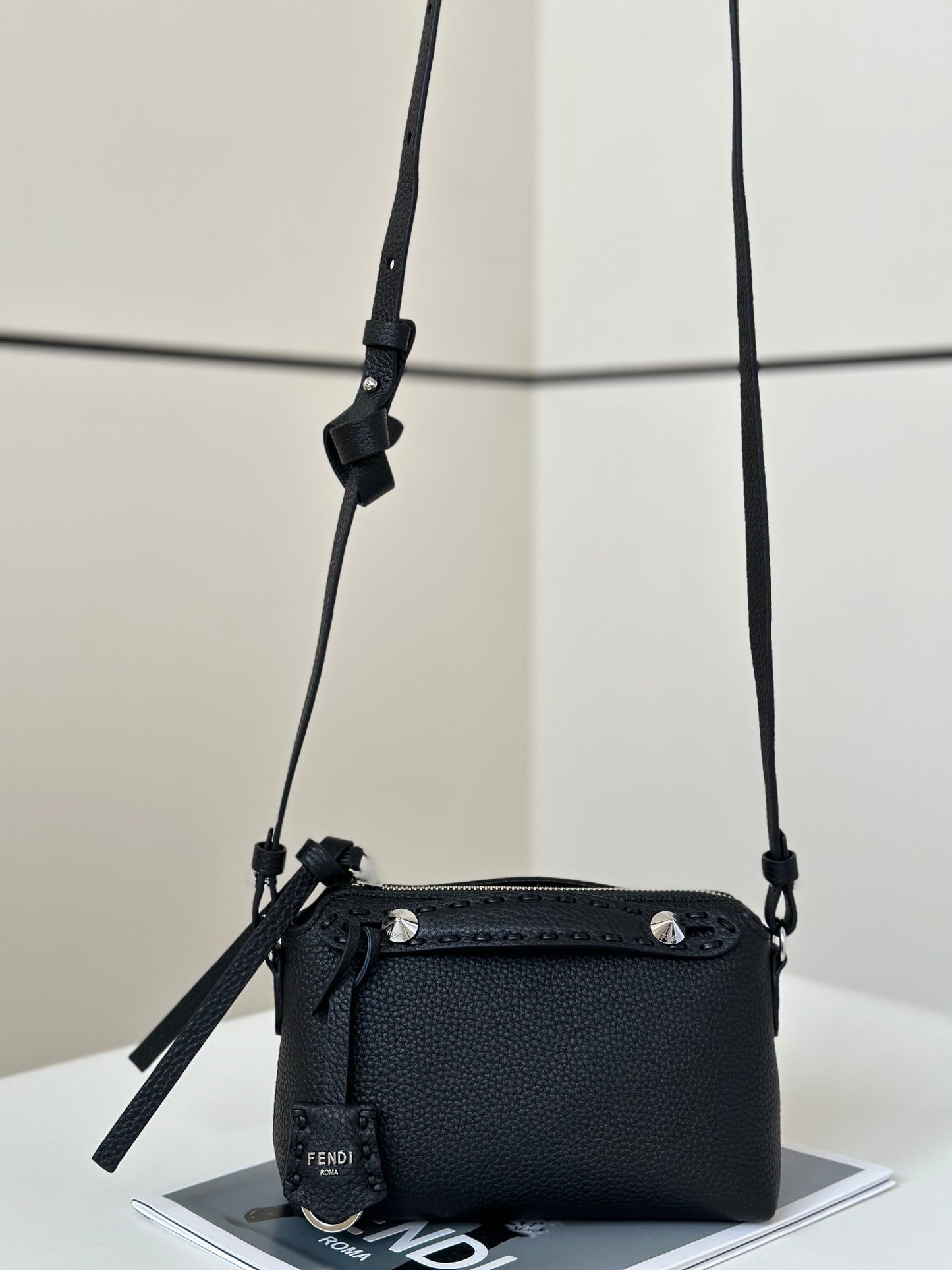 BY THE WAY SELLERIA SMALL 20 BAG IN BLACK CALFSKIN mysite