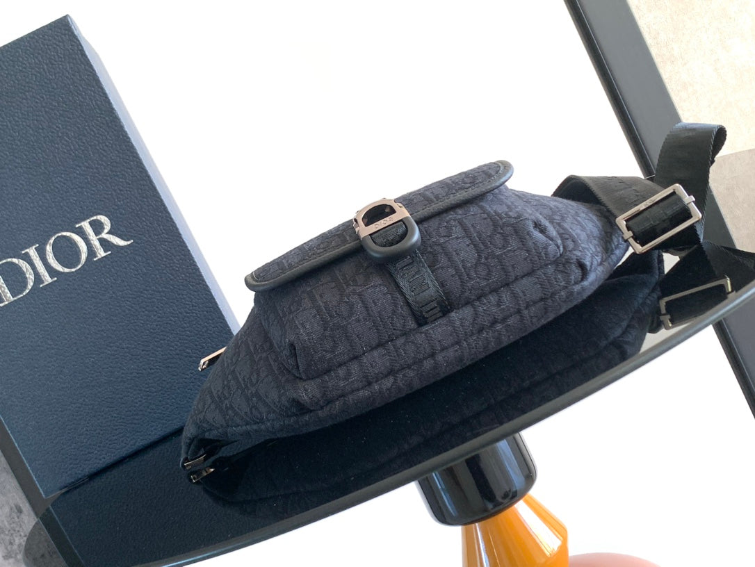 Dior 8 Waist Bag Black Frabic 336248 mysite
