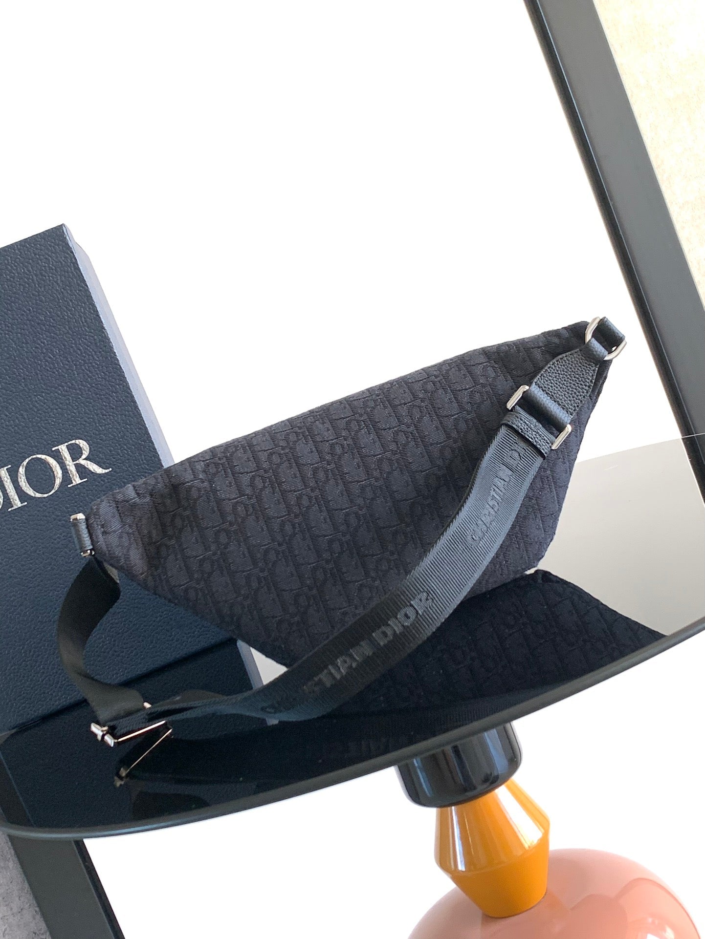 Dior 8 Waist Bag Black Frabic 336248 mysite