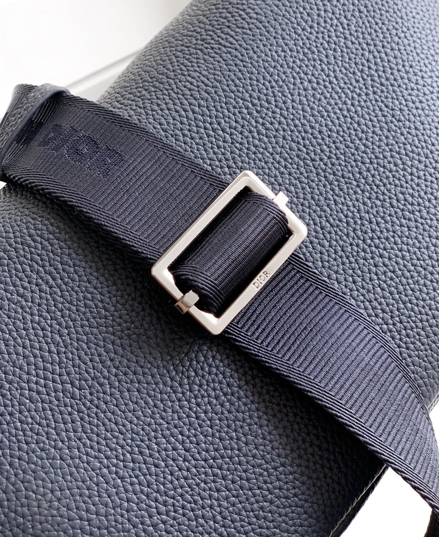 Dior Rider 2.0 Zipper Waist Bag Navy Blue Cowhide 336242 mysite