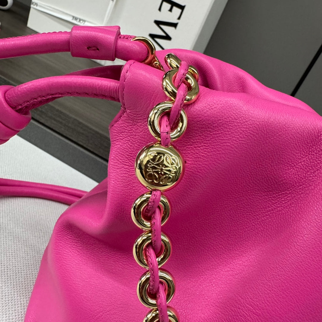 Loewe Flamenco Purse 30 Pink Lambskin Ghw mysite