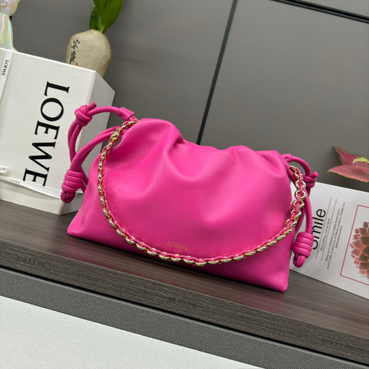 Loewe Flamenco Purse 30 Pink Lambskin Ghw mysite