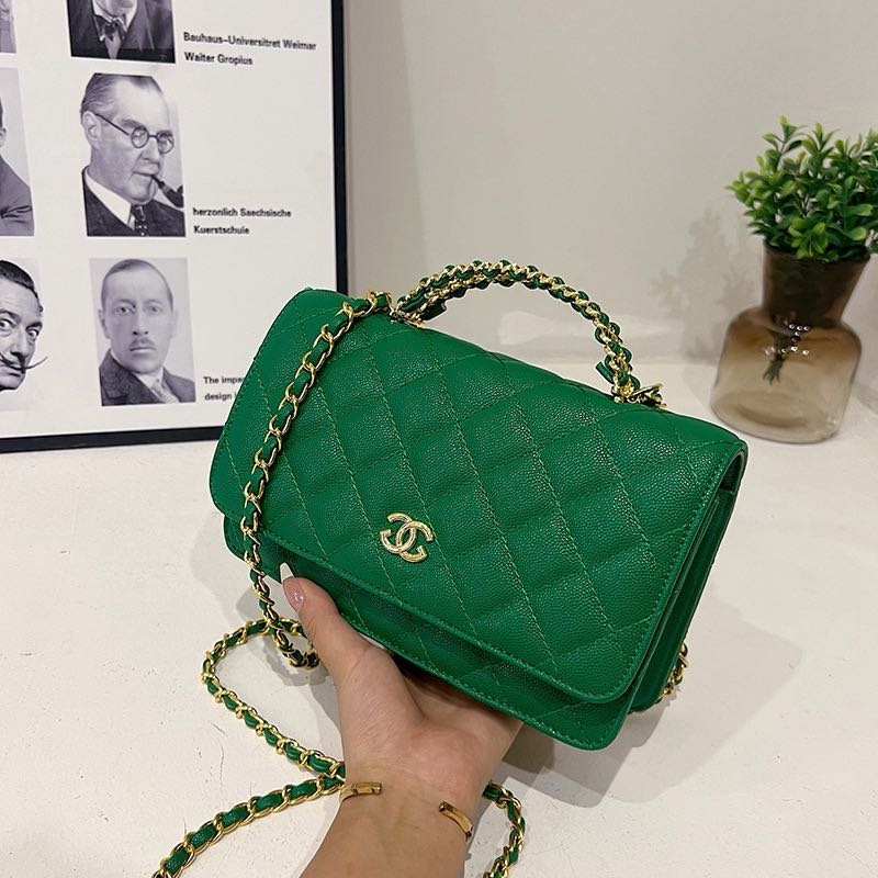 Wallet On Chain Shiny Lambskin Pearls Gold Tone Metal-1-2 mysite