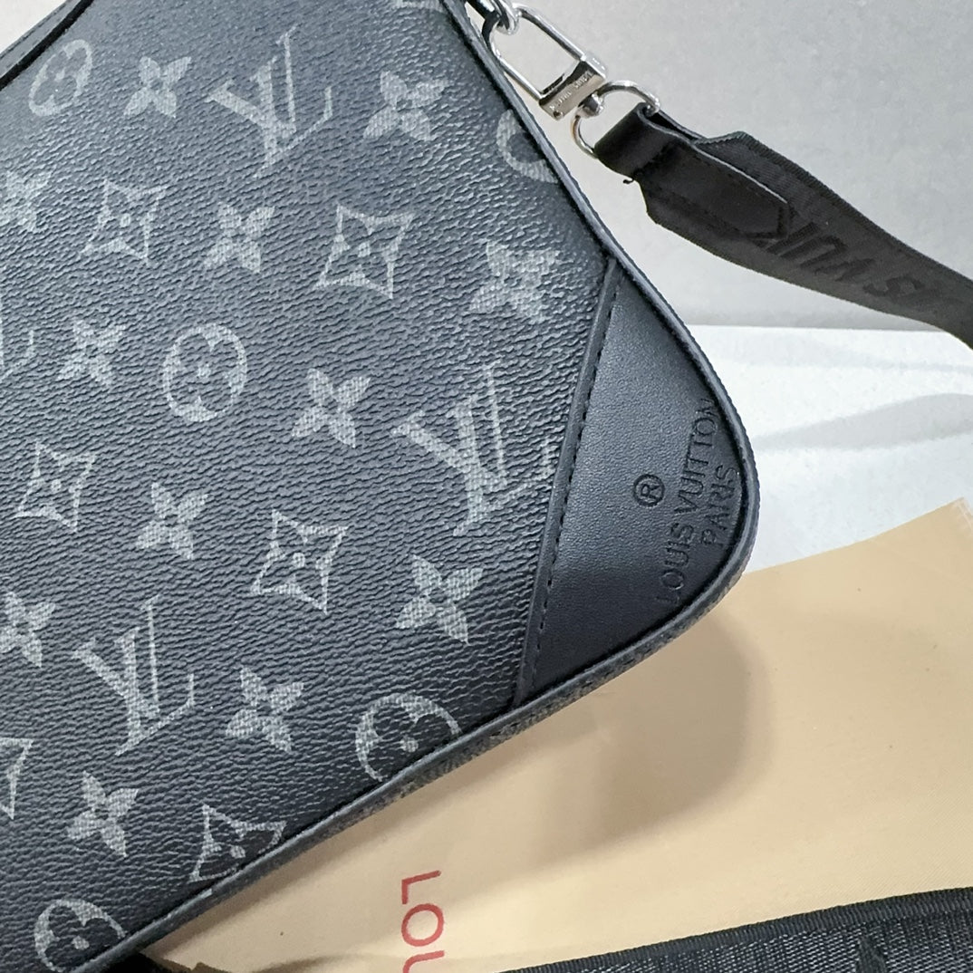 Classic Monogram Trio Messenger Bag - A Fashion Must-Have-1-2 mysite