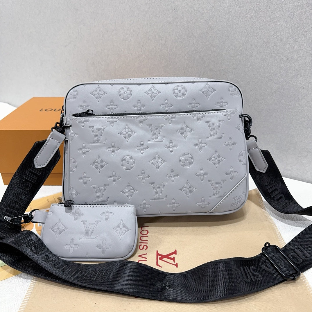 Classic Monogram Trio Messenger Bag - A Fashion Must-Have-1-2 mysite