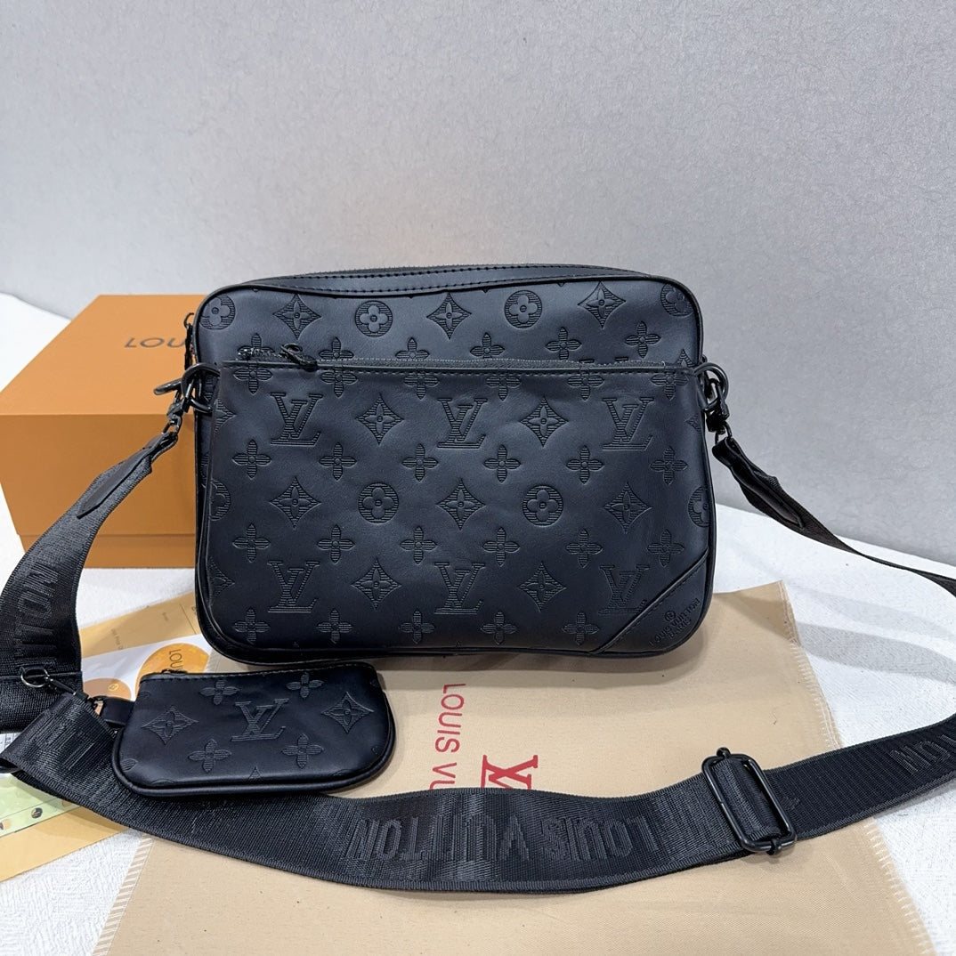 Classic Monogram Trio Messenger Bag - A Fashion Must-Have-1-2 mysite