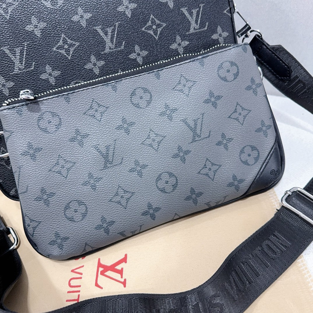 Classic Monogram Trio Messenger Bag - A Fashion Must-Have-1-2 mysite