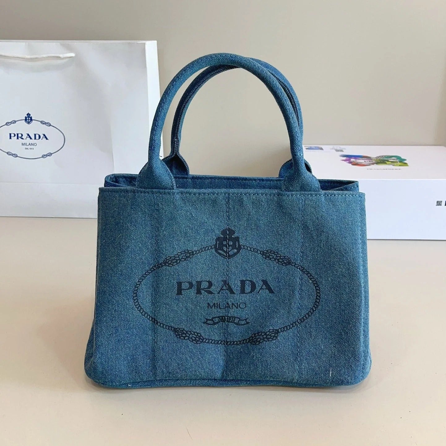 CANAPA TOTE BAG 29 IN BISMARK BLUE DENIM mysite