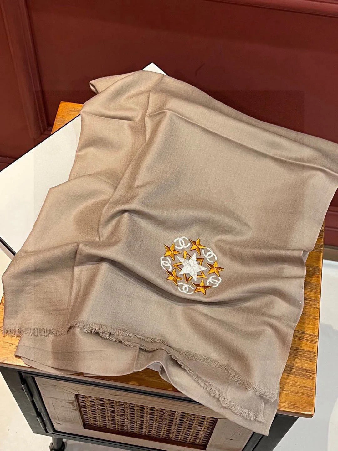 CHANEL 25S SCARF 200 IN CASHMERE WOOL 701967 mysite