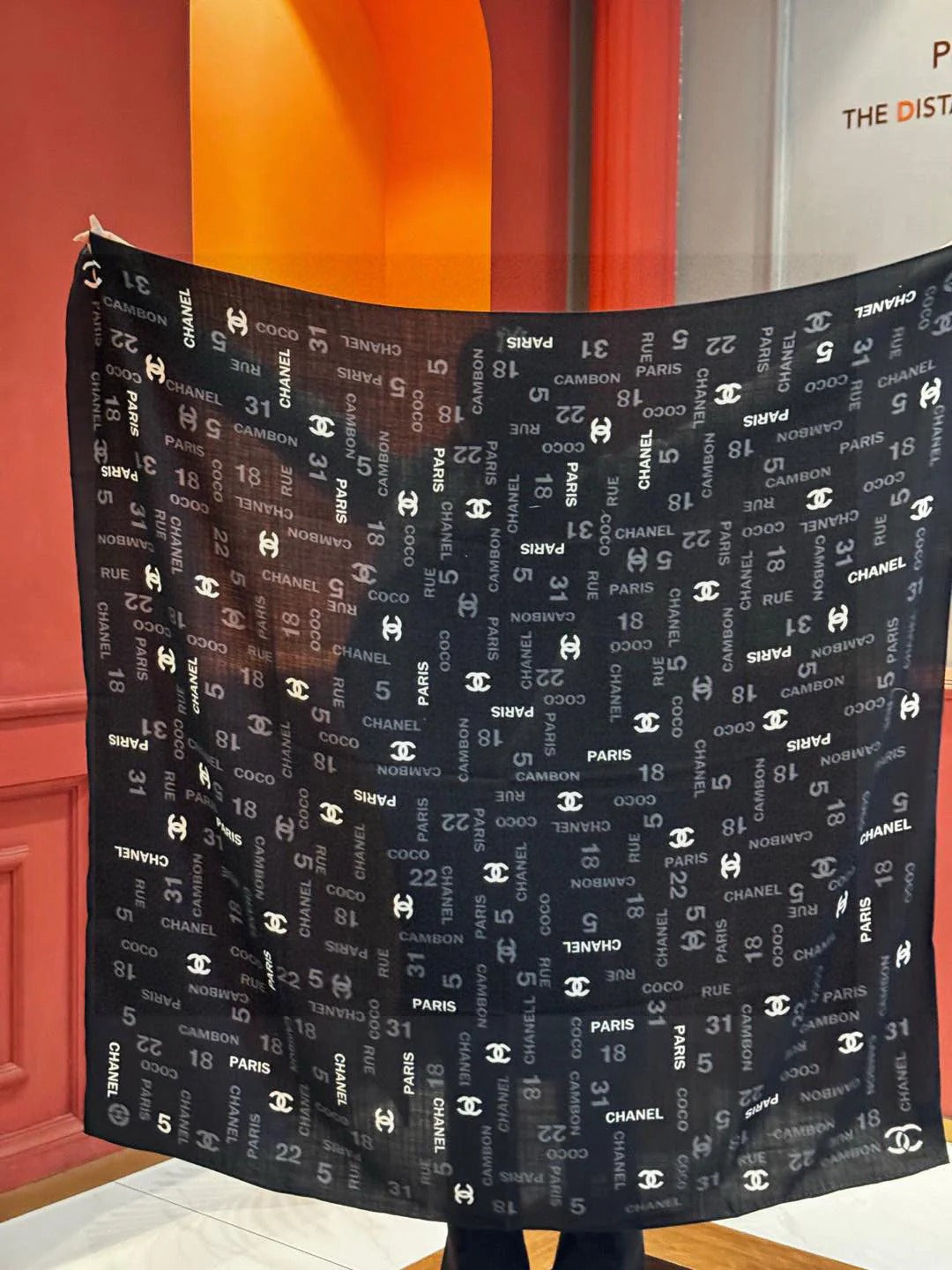 CHANEL 25S SCARF 140 IN CASHMERE SILK 733897 mysite