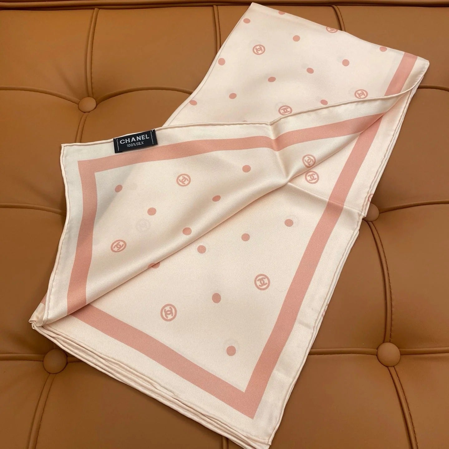 CHANEL 25S SCARF 90 IN SILK 704605 mysite