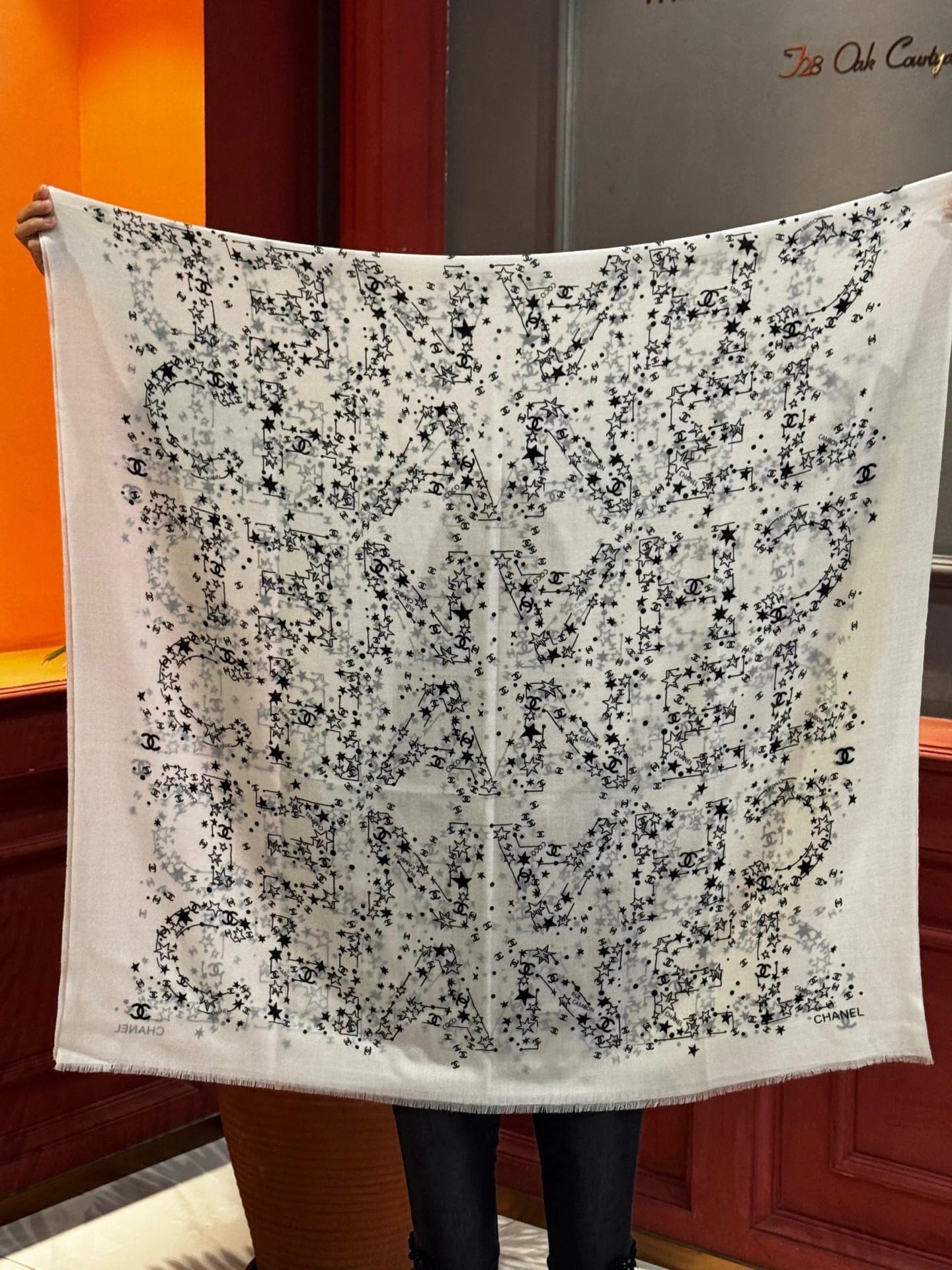 CHANEL 25S SCARF 200 IN CASHMERE 728987 mysite