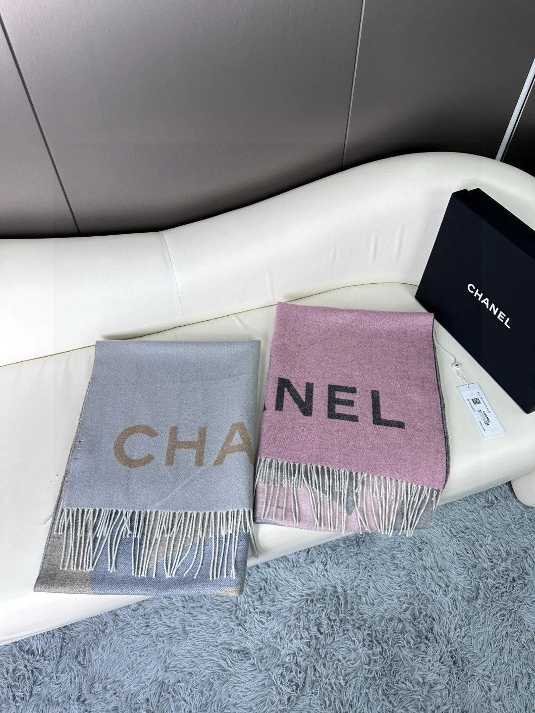 CHANEL 25S SCARF 180 IN CASHMERE 724825 mysite