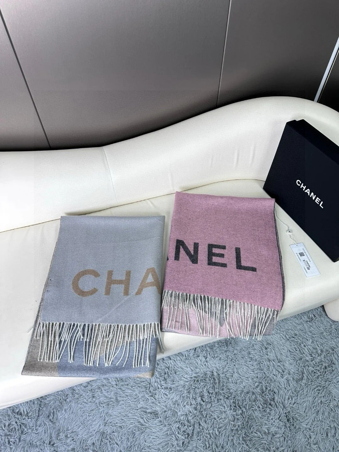 CHANEL 25S SCARF 180 IN CASHMERE 724826 mysite