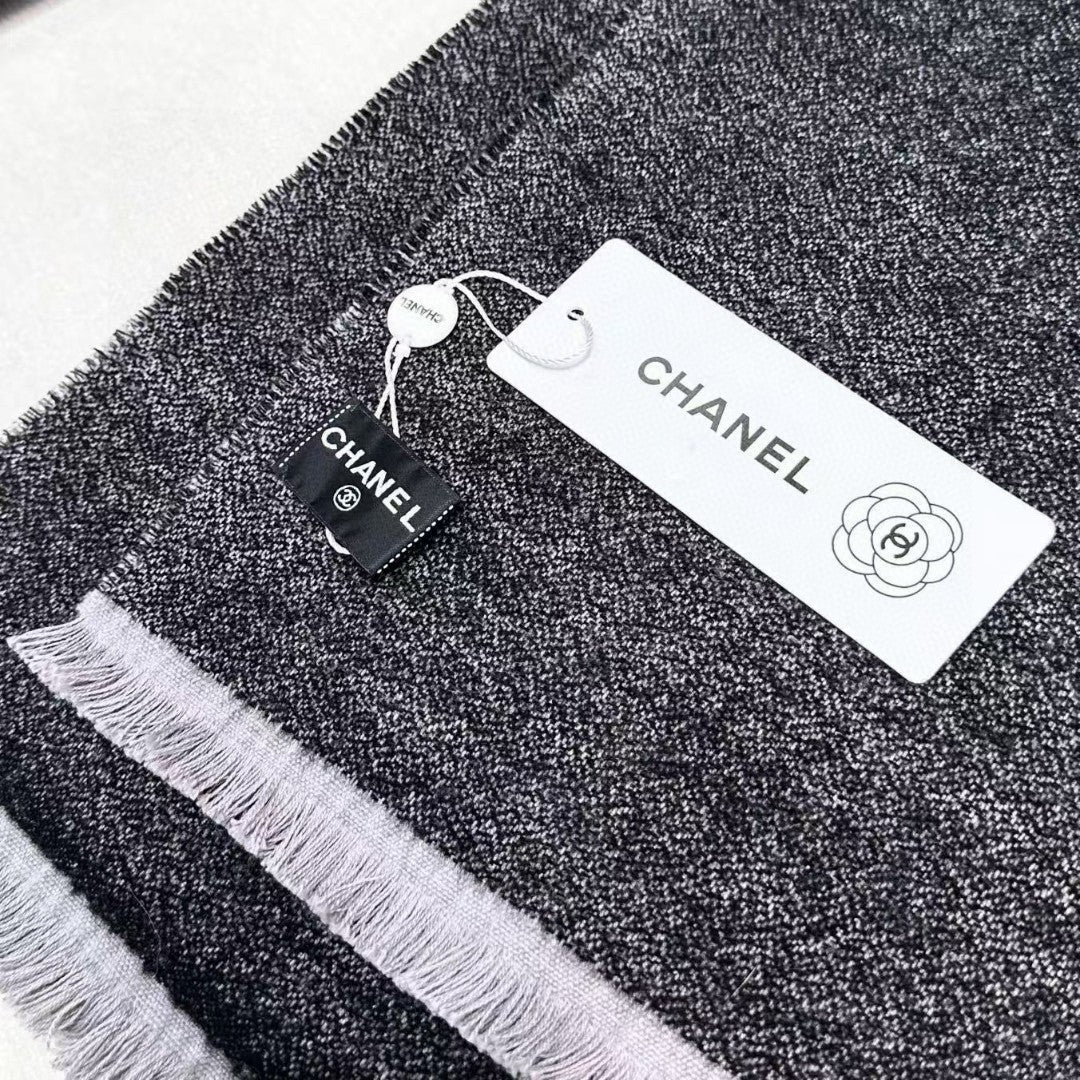 CHANEL 25S SCARF 185 IN CASHMERE WOOL 733953 mysite
