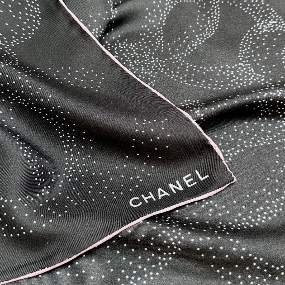 CHANEL 25S SCARF 90 IN SILK 730643 mysite