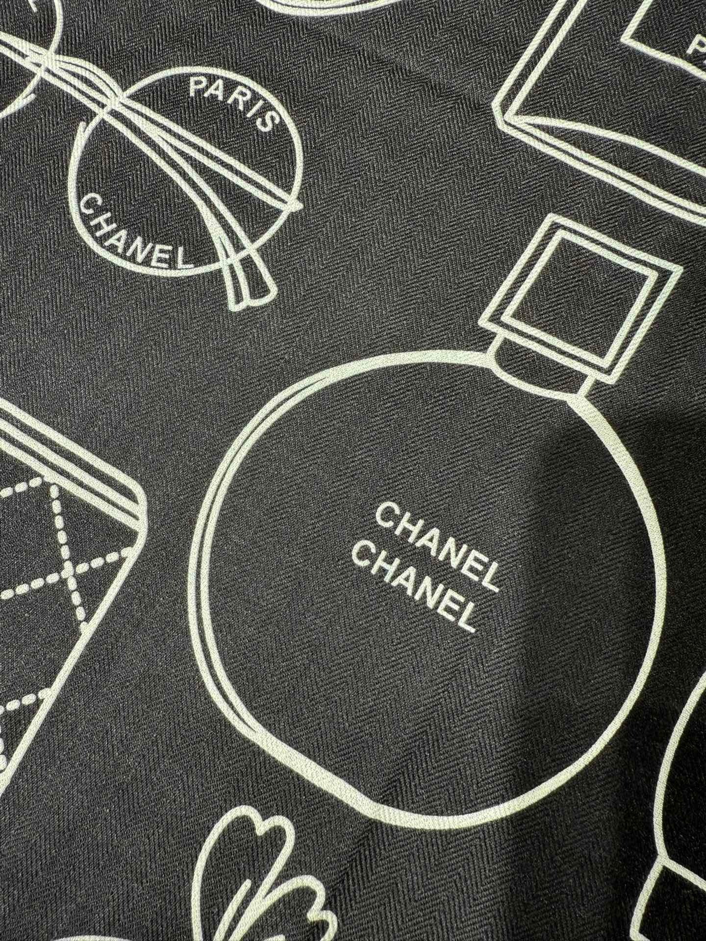 CHANEL 25S SCARF 140 IN SILK 732181 mysite