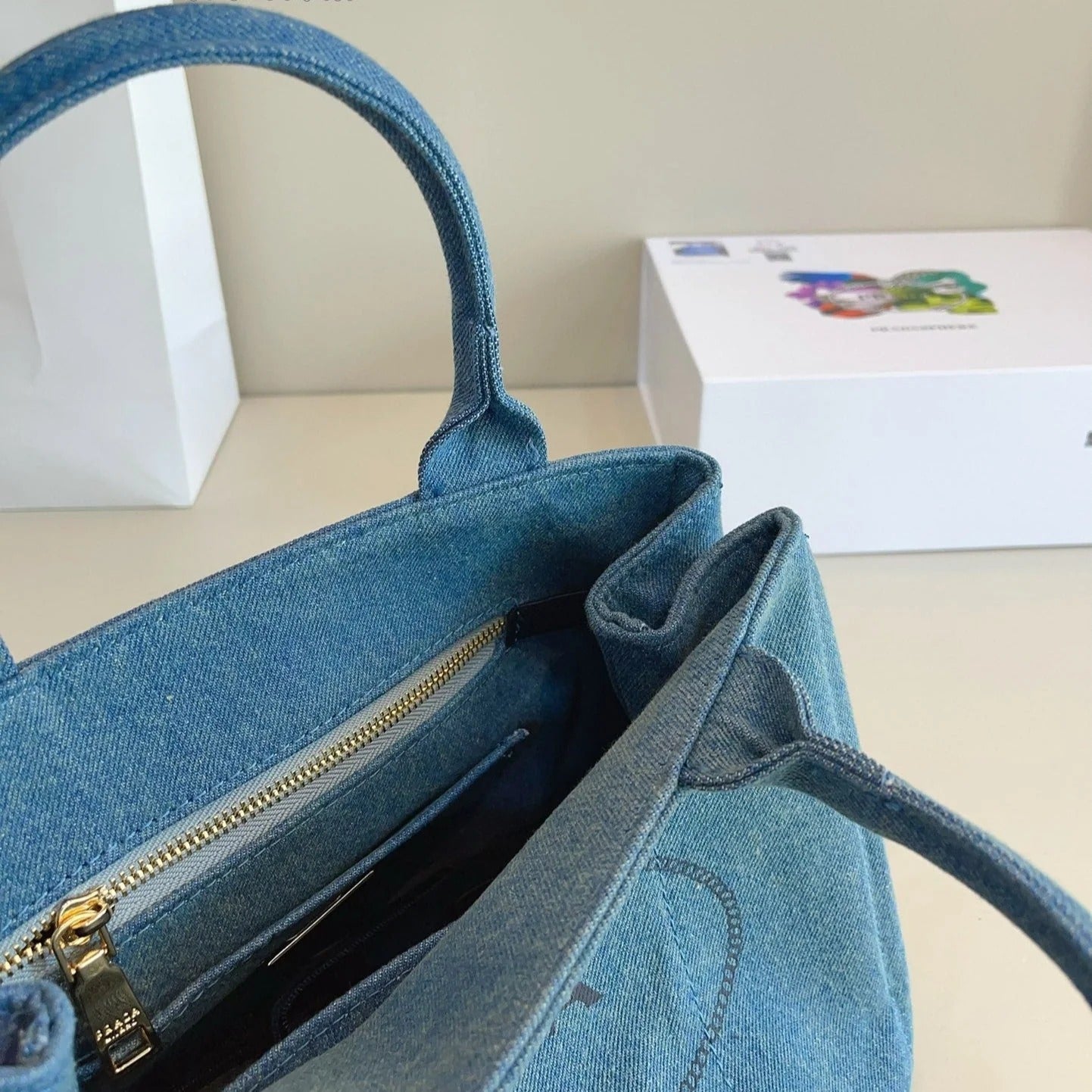 CANAPA TOTE BAG 29 IN BISMARK BLUE DENIM mysite