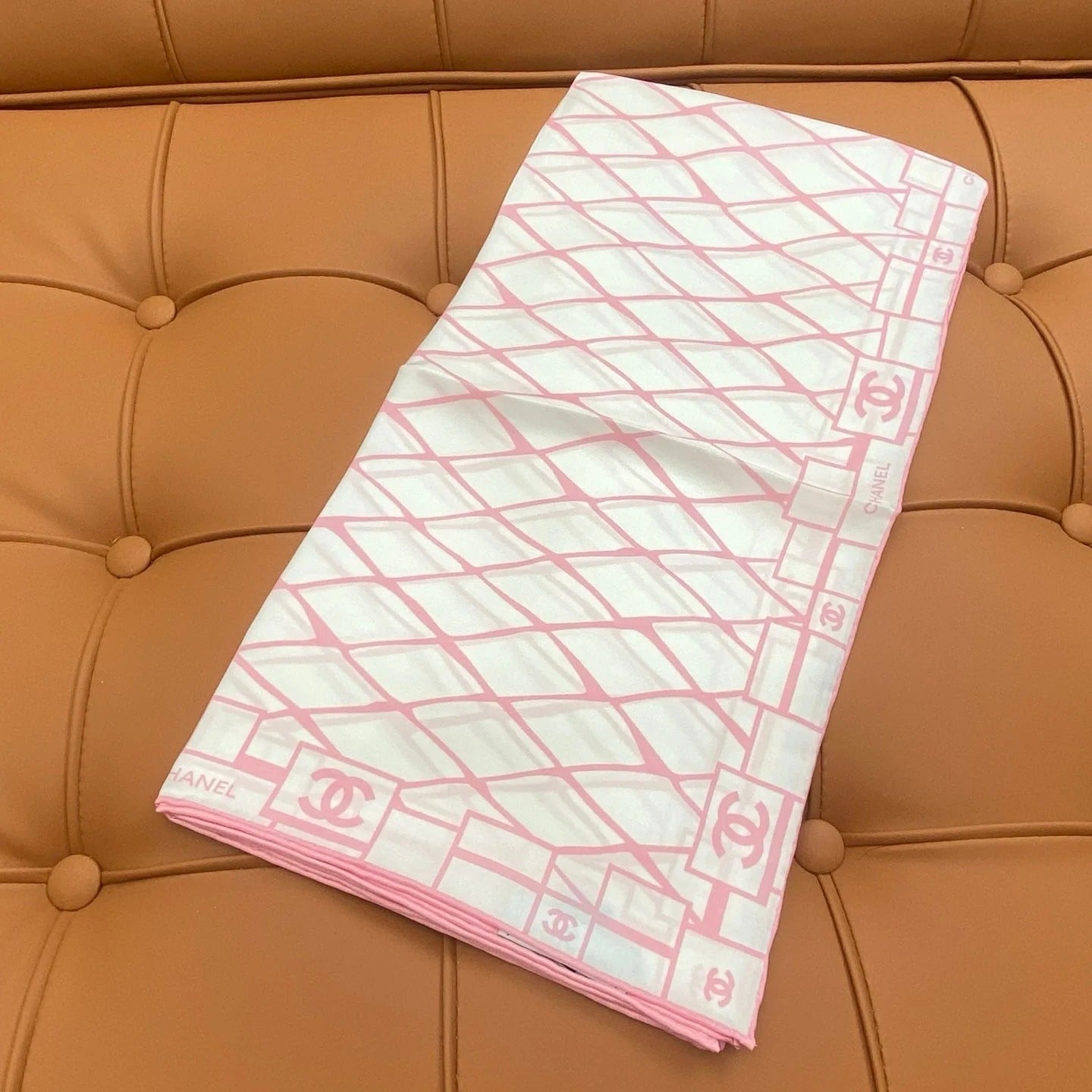 CHANEL 25S SCARF 90 IN SILK 703692 mysite