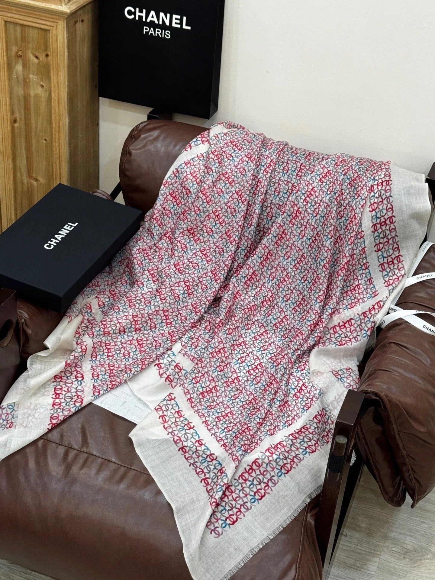 CHANEL 25S SCARF 200 IN CASHMERE 728978 mysite