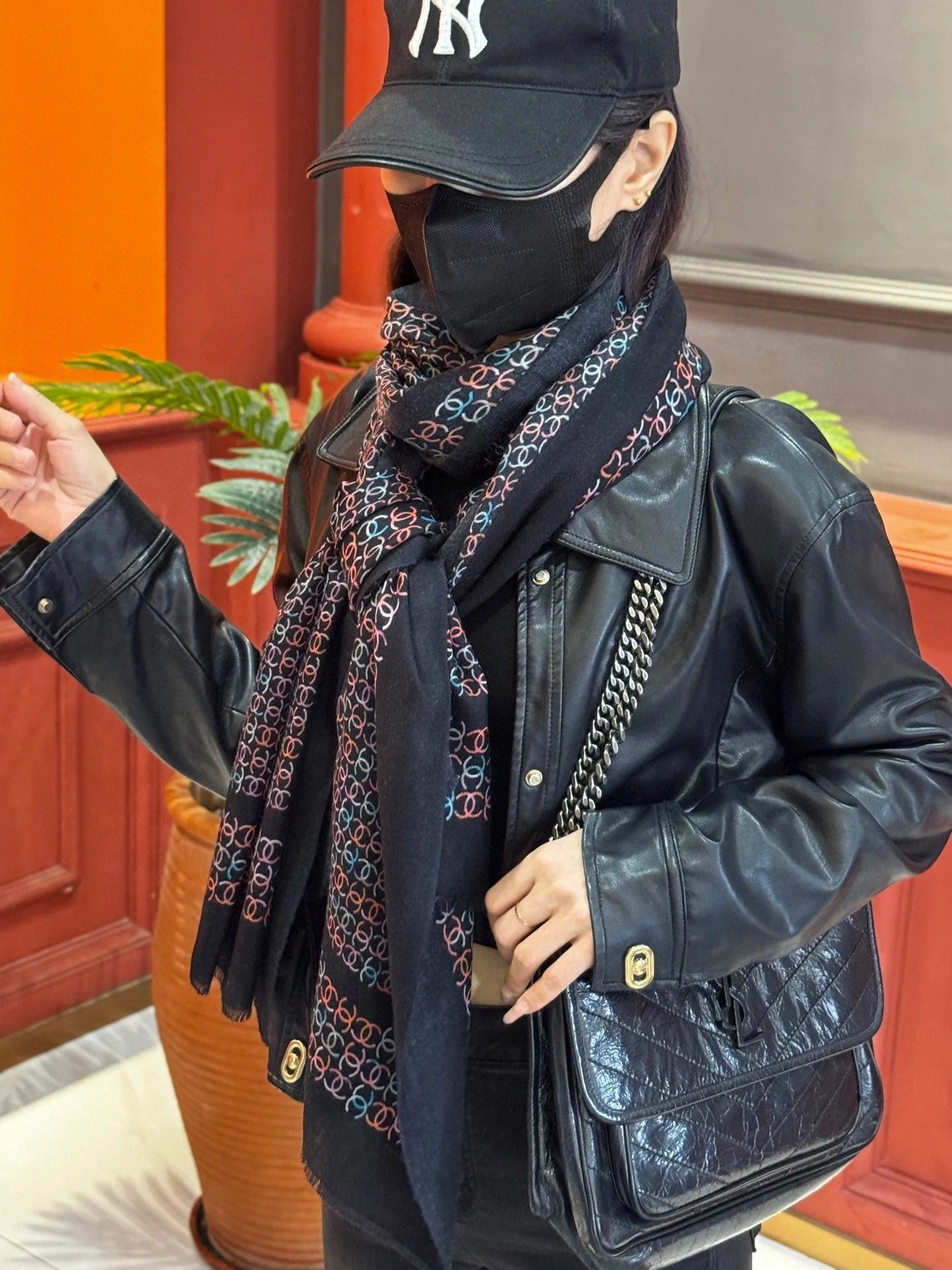 CHANEL 25S SCARF 200 IN CASHMERE 728979 mysite