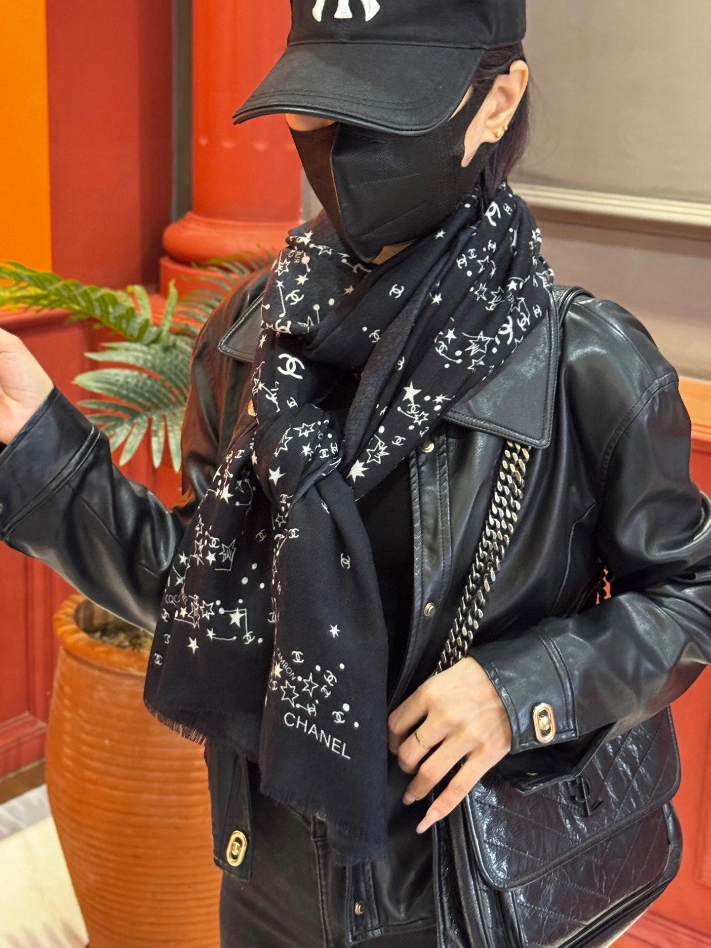 CHANEL 25S SCARF 200 IN CASHMERE 728986 mysite