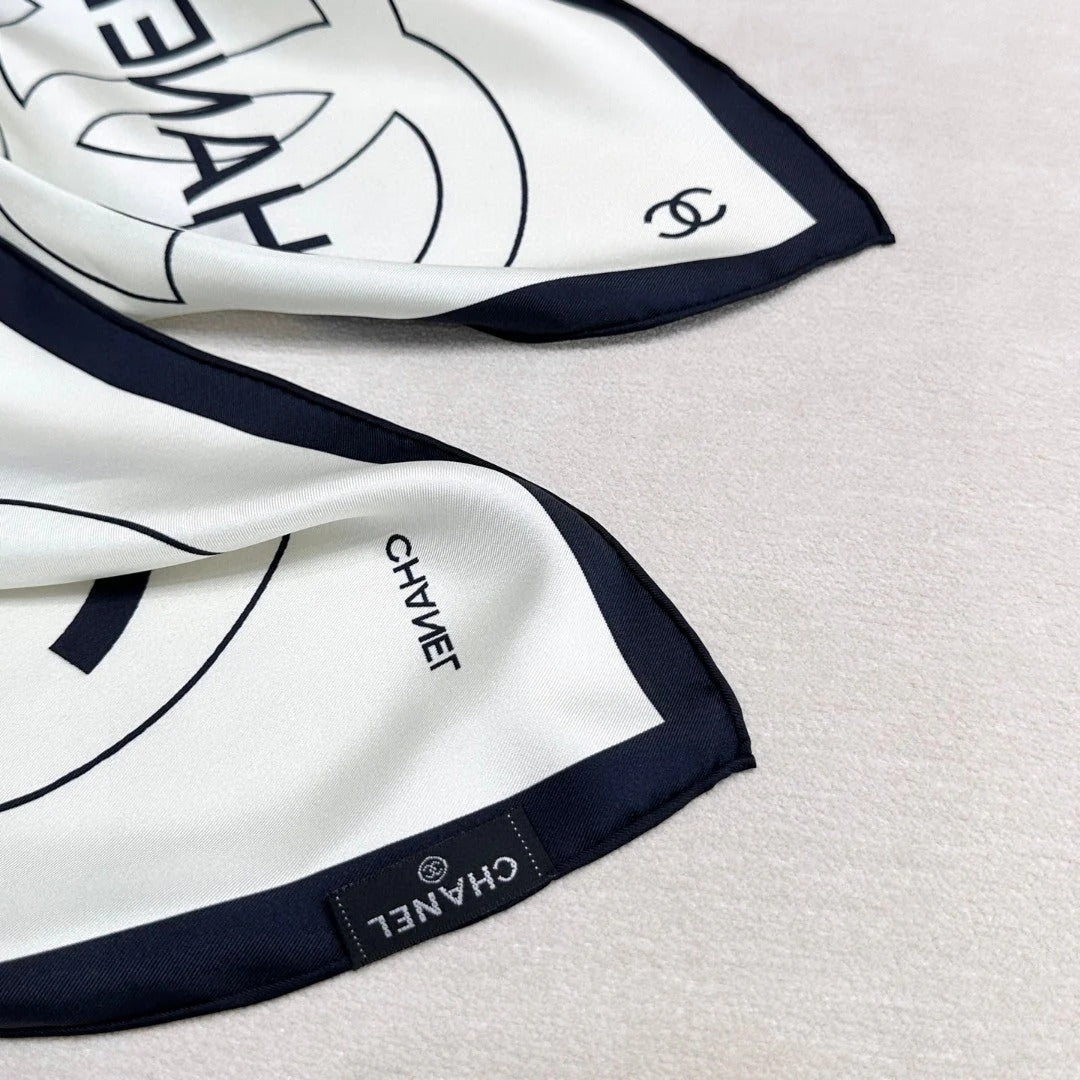 CHANEL 25S SCARF 90 IN SILK 730653 mysite