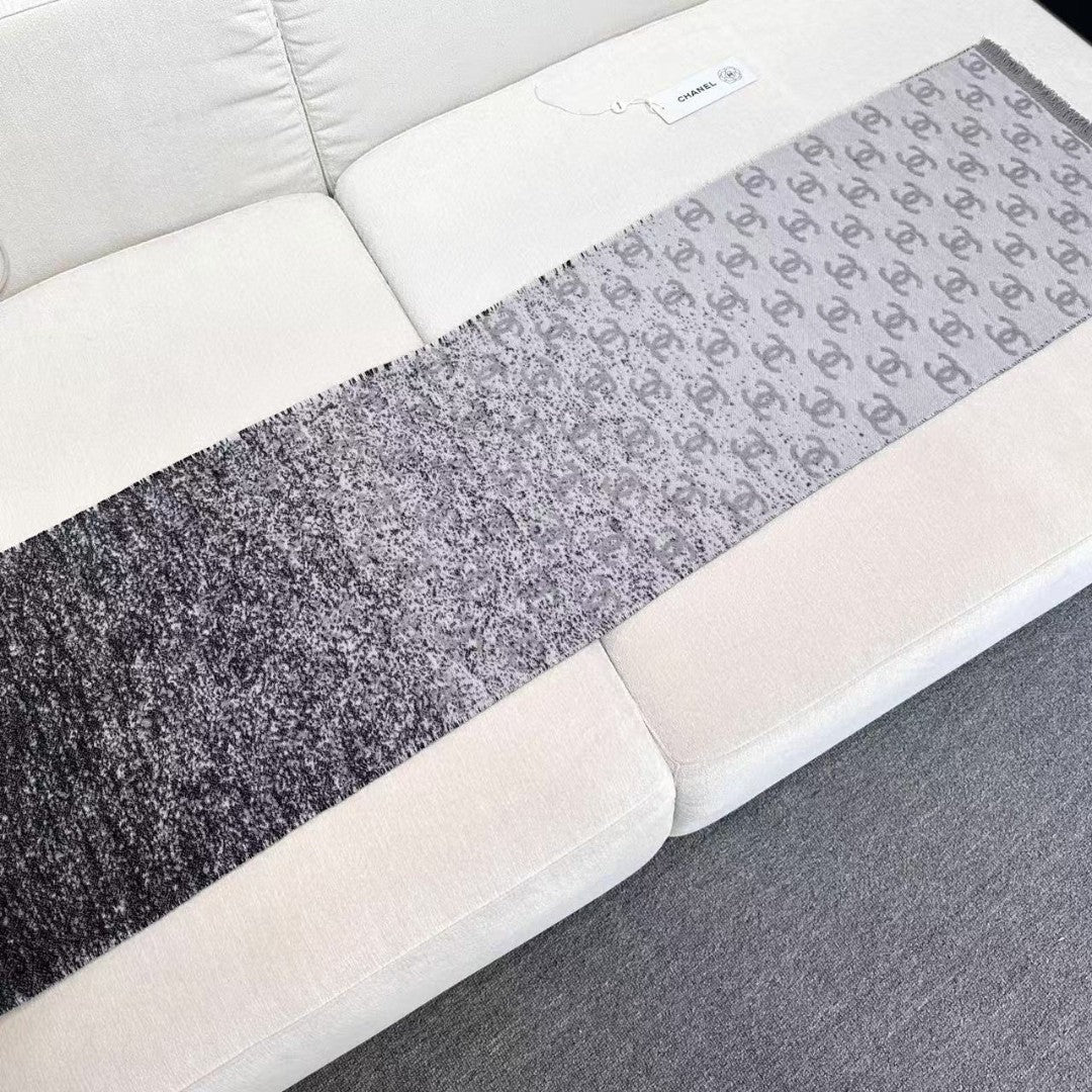 CHANEL 25S SCARF 185 IN CASHMERE WOOL 733953 mysite