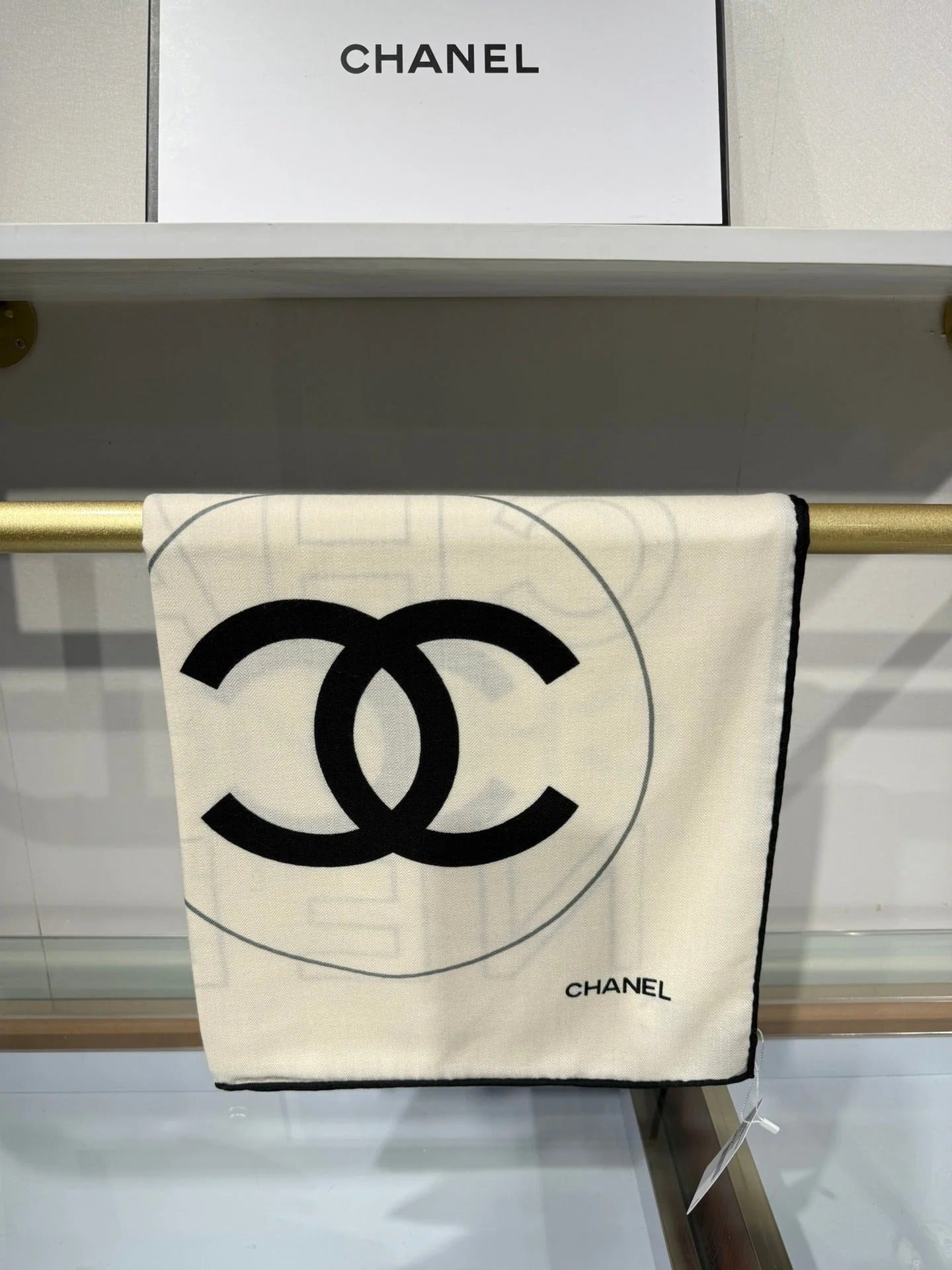 CHANEL 25S SCARF 140 IN SILK 732177 mysite