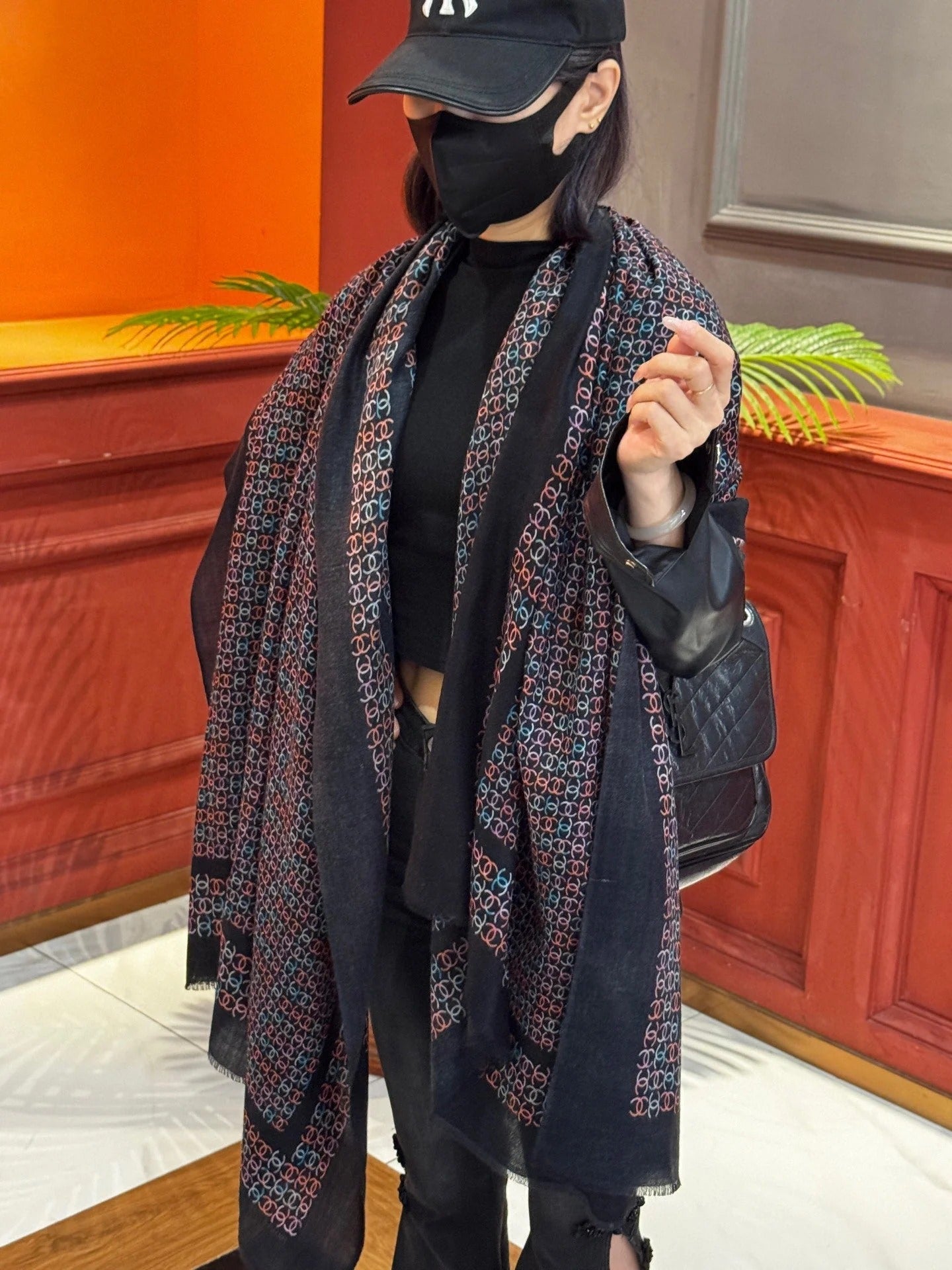 CHANEL 25S SCARF 200 IN CASHMERE 728979 mysite