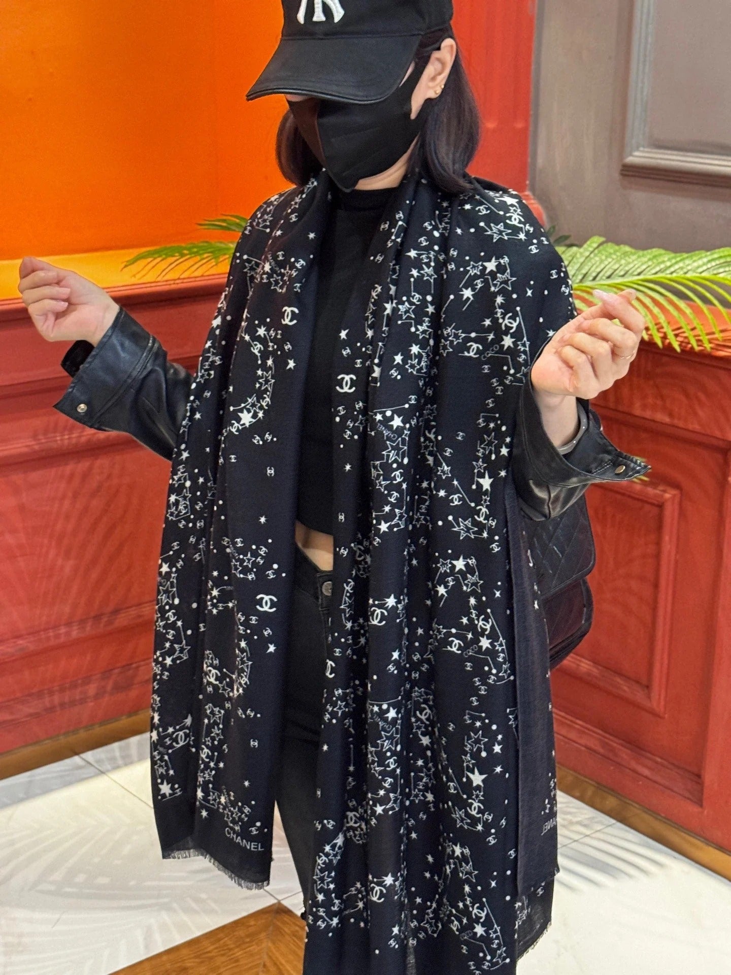 CHANEL 25S SCARF 200 IN CASHMERE 728986 mysite