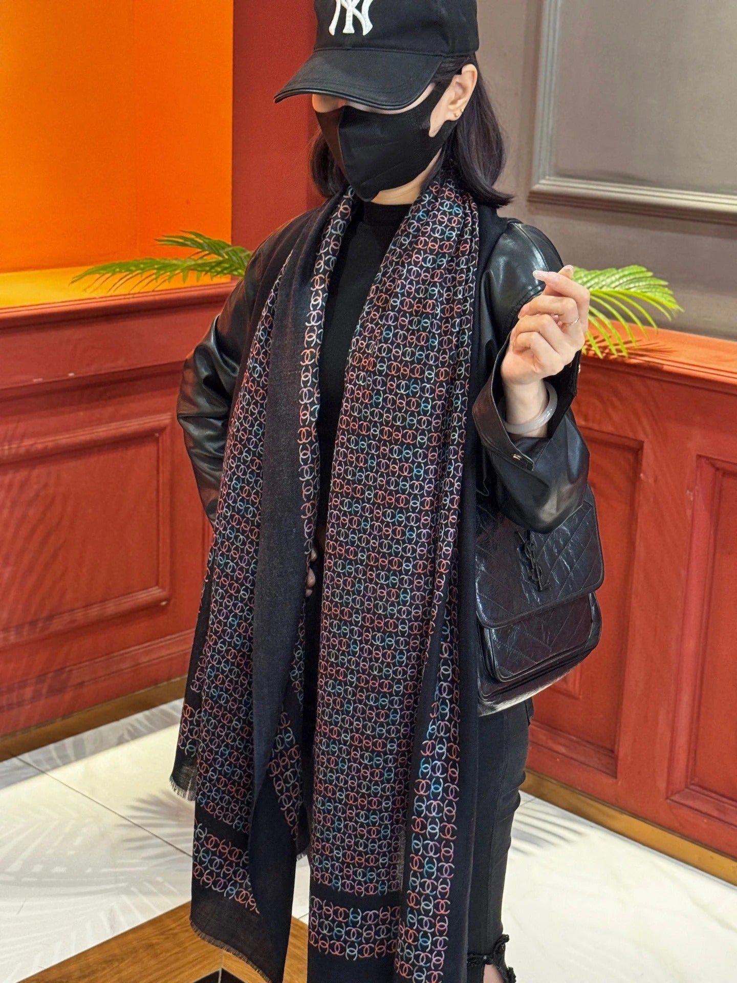 CHANEL 25S SCARF 200 IN CASHMERE 728979 mysite