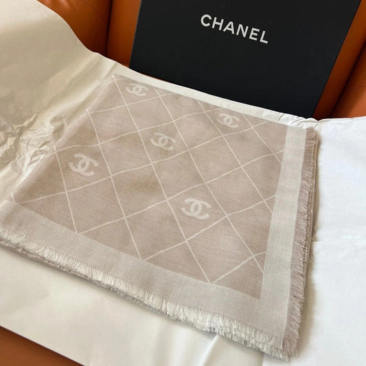 CHANEL 25S SCARF 140 IN WOOL SILK 700809 mysite