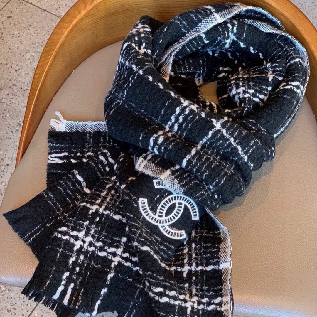 CHANEL 25S SCARF 200 IN CASHMERE 732052 mysite